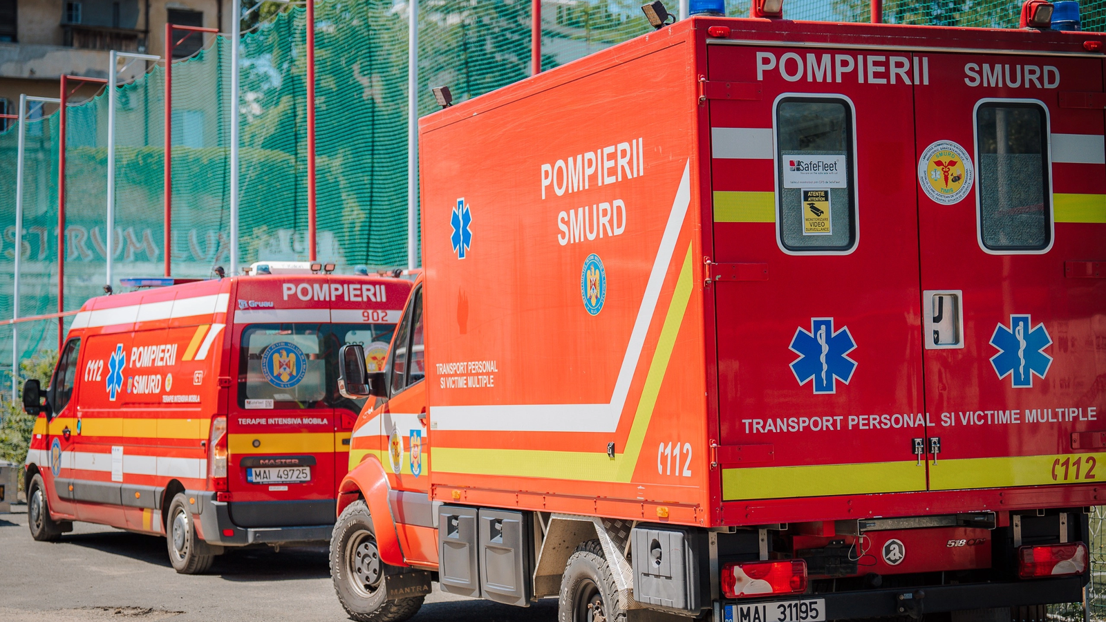 Bărbat reţinut după incendierea unui utilaj al administraţiei locale din Reşiţa