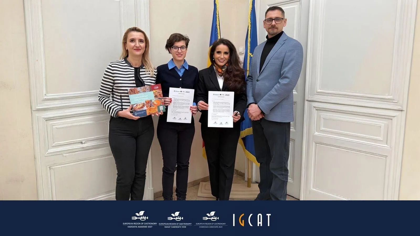 Trei regiuni din România își consolidează colaborarea în cadrul rețelei IGCAT:  un parteneriat strategic pentru promovarea națională prin gastronomie