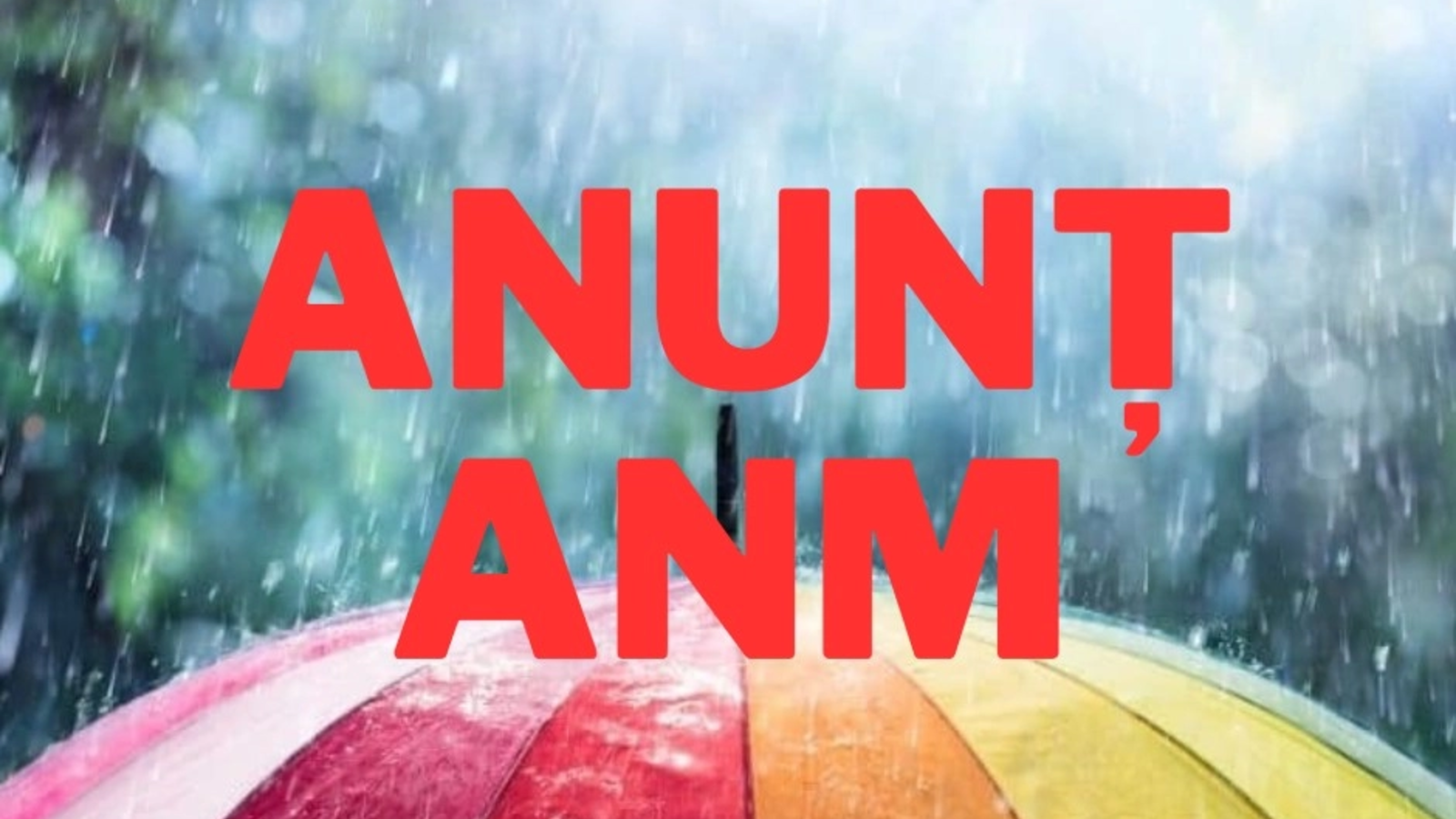 ANM a emis o informare meteorologică și două coduri galbene: ploi torențiale, grindină și vânt puternic (HARTĂ)