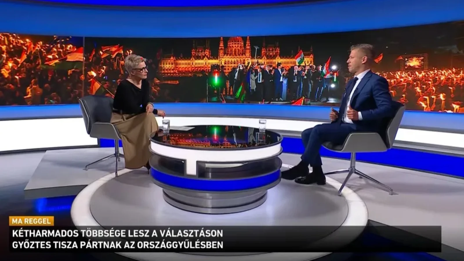 Jurnalul stiri al Televiziunii Naționale a Ungariei va fi suspendat de Peter Magyar: „Această fabrică de minciuni va înceta să existe după formarea guvernului Tisza” / VIDEO