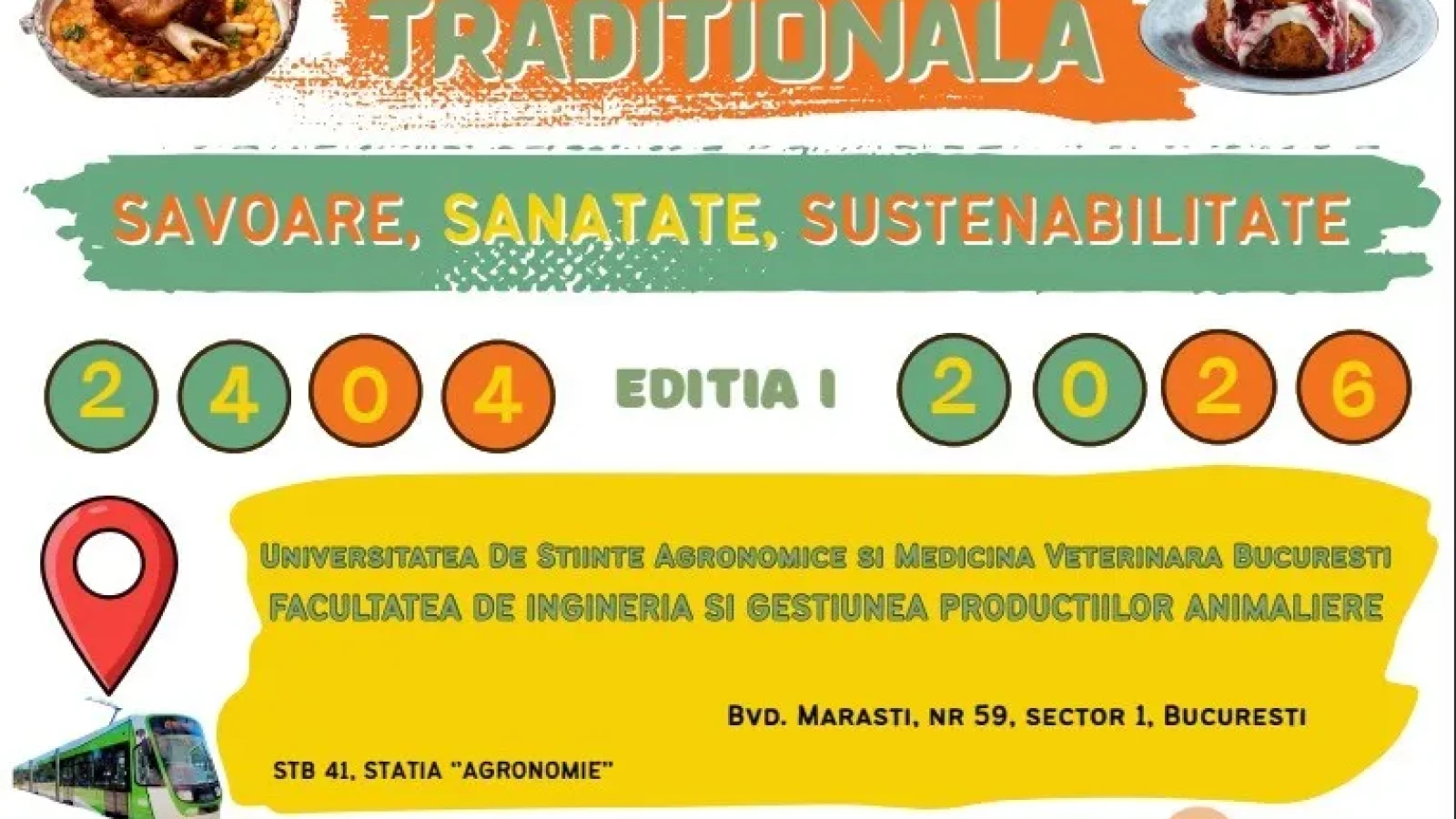 Concurs gastronomic la USAMV București: zeci de elevi își testează talentul culinar în competiția „Savoare, Sănătate, Sustenabilitate”