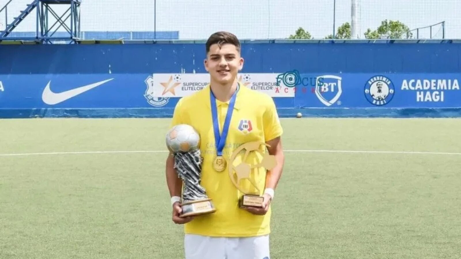VIDEO Dimitrie Carabaș, fiului unui fost stelist, a fost convocat la echipa națională și a fost desemnat 'Jucătorul Supercupei'