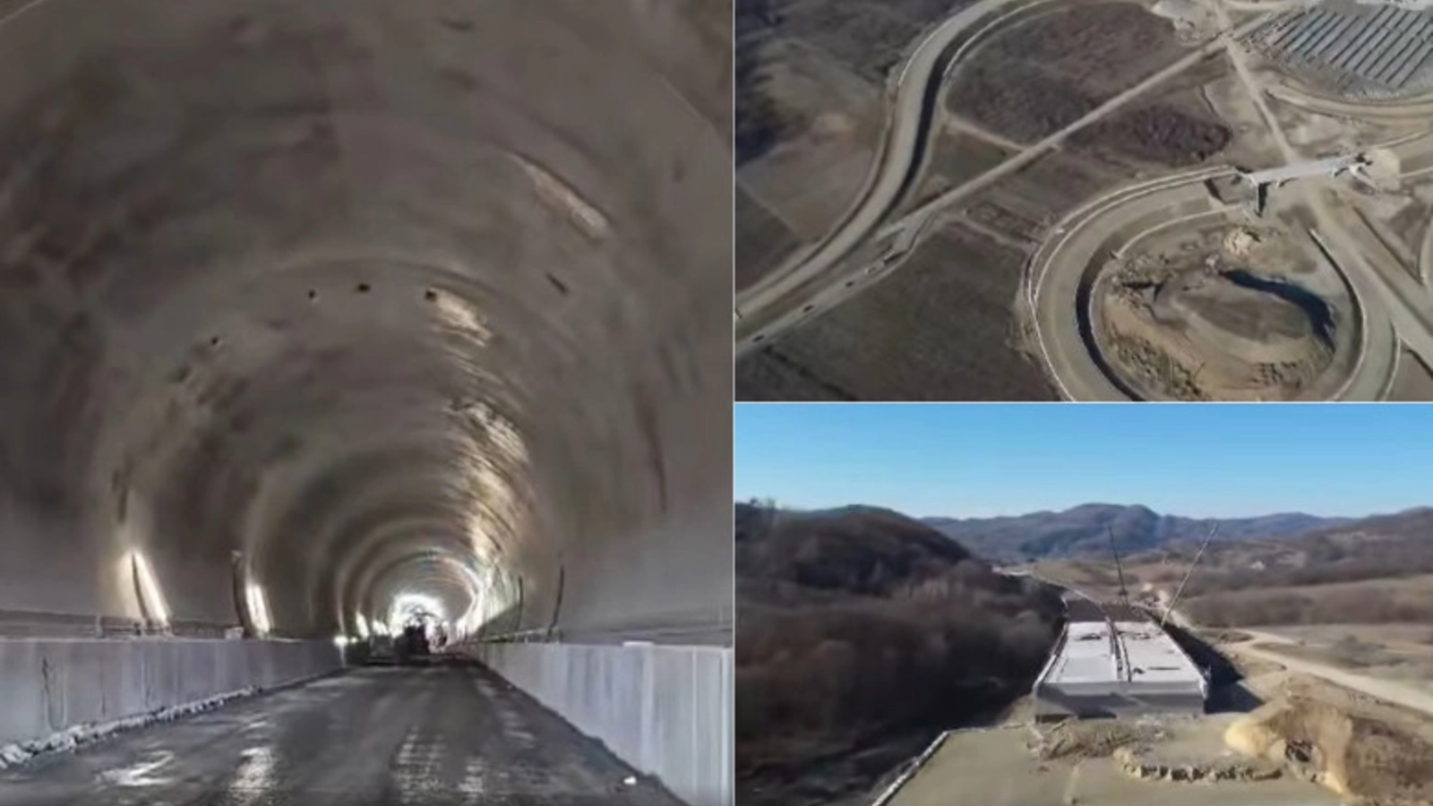 VIDEO Prima trecere cu mașina prin Tunelul Robești de pe A1 Sibiu – Pitești: Cum arată noul tunel