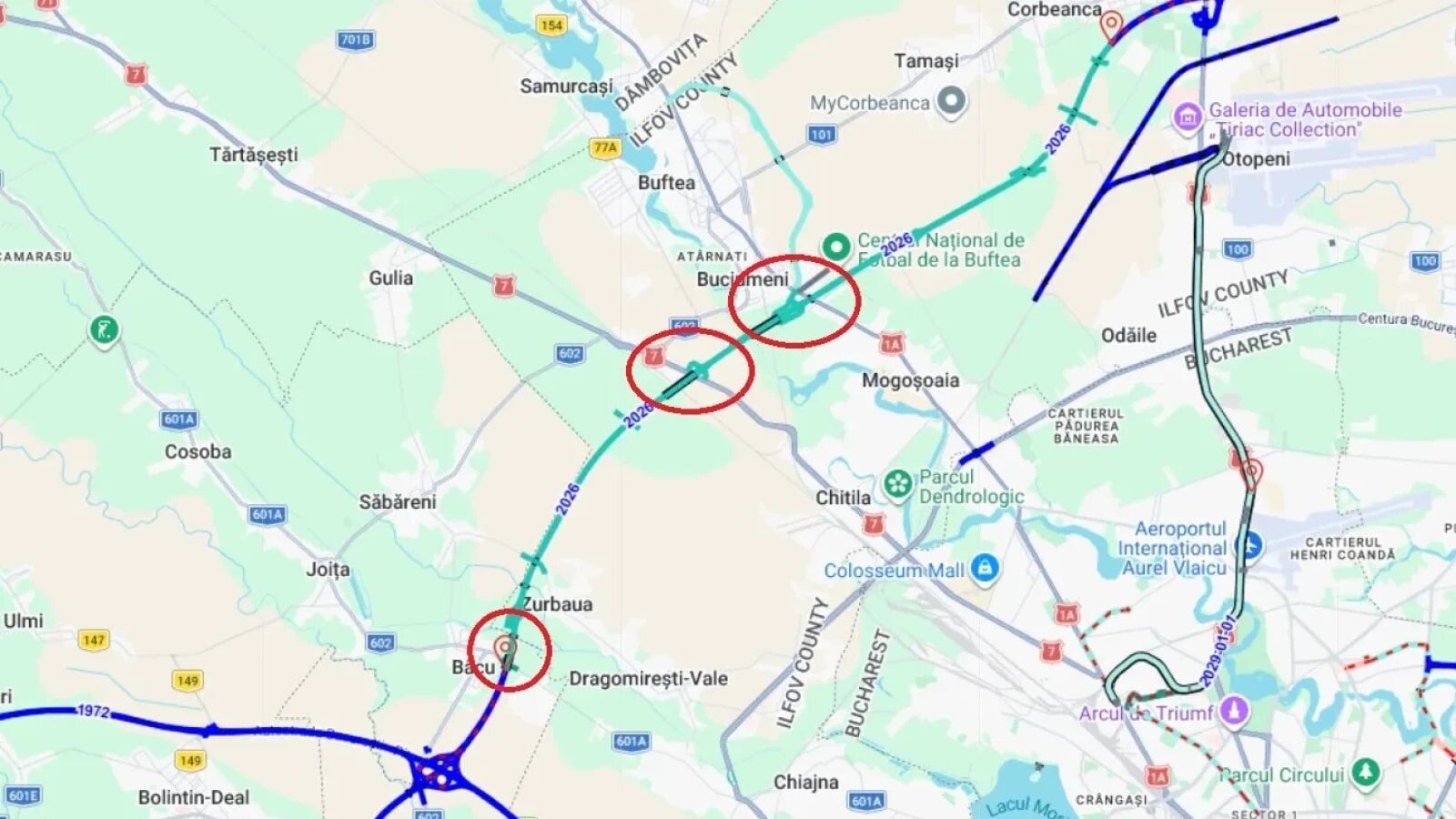 Dezastru de planificare la autostrada de centură Bucureşti A0 Nord: conexiunile au fost „uitate”