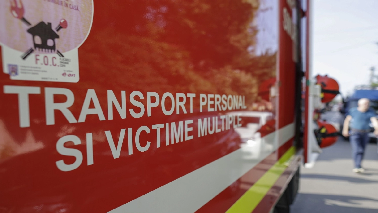 Accident grav în Sibiu: Trafic blocat, 15 persoane implicate, autoritățile au activat Planul Roșu de Intervenție