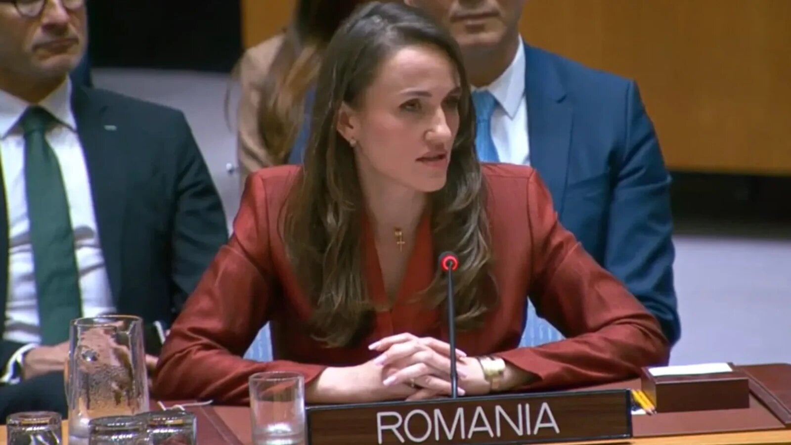 VIDEO Oana Țoiu, la ONU: Drona căzută la Galați era rusească „fără îndoială” / Dronele rusești nu pot deveni „noua normalitate”