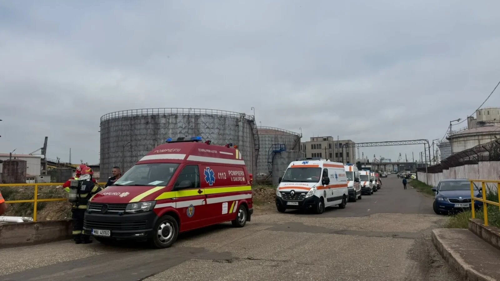 VIDEO FOTO Primele imagini cu pagubele provocate de drona care a explodat în Portul Constanța