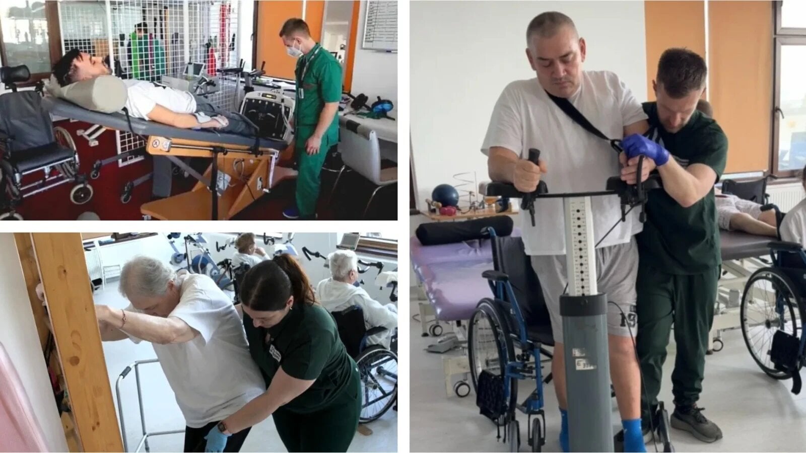 Cum îi ajută să meargă din nou pe pacienții cu accidente vascular cerebrale echipa de kinetoterapeuți de la Affidea „Sfântul Sava”