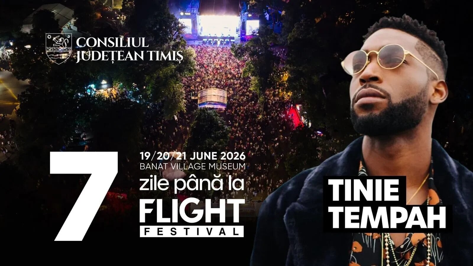 La 7 zile distanță: Flight Festival, festivalul verii susținut de Consiliul Județean Timiș